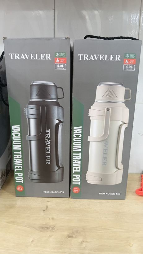 فلاسک 4 لیتری وکیومدار AMSZM مدل TRAVELER