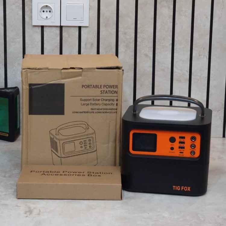 پاوراستیشن تیگ فاکس T500 ظرفیت 540Wh توان 500 وات