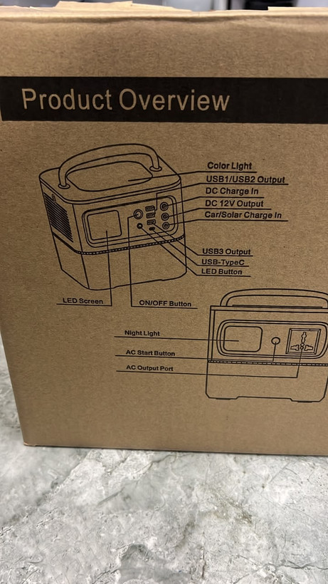پاوراستیشن تیگ فاکس T500 ظرفیت 540Wh توان 500 وات